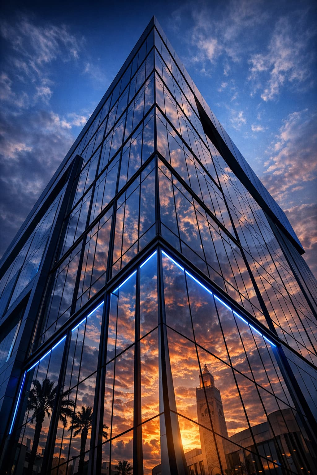 Mur-rideau en verre et aluminium par BATI FACADE Casablanca