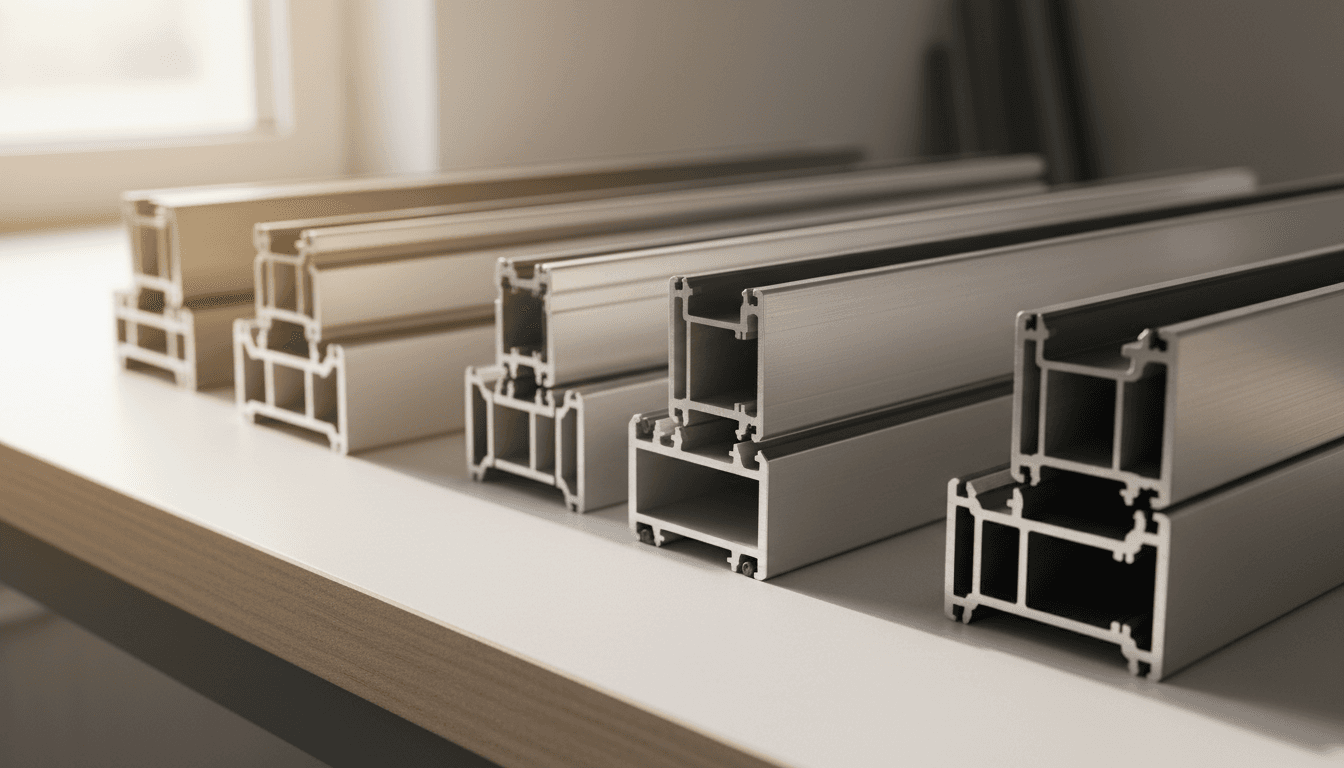 Détail de menuiserie aluminium personnalisée