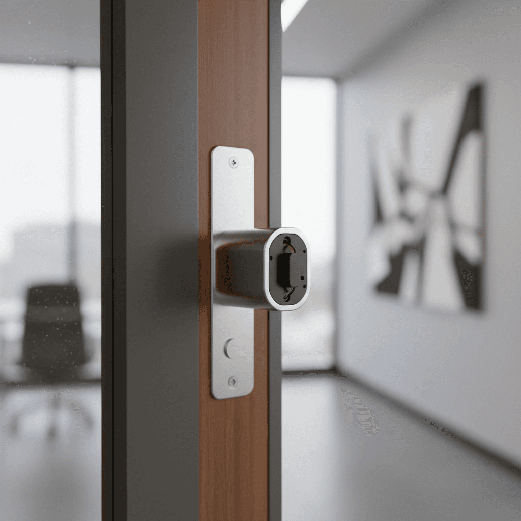 Porte coupe-feu en aluminium certifiée